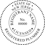 New Jersey Licensed Master Plumber Seals