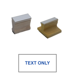 Text Only Wood Stamps