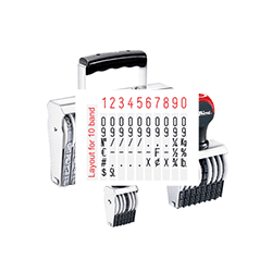 10 DIGIT NUMBER STAMPS