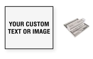 Custom 2 x 2.25 Acrylic See-Thru stamps made & shipped daily. Free same day shipping. Excellent customer service. No sales tax!