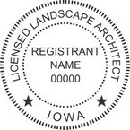 Iowa Licensed Landscape Architect Seals