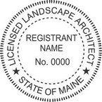 Maine Licensed Landscape Architect Seals