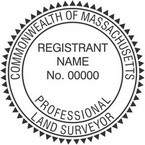 Massachusetts Professional Land Surveyor Seals