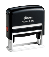 Shiny S-310 self-inking stamps made daily online. Free same day shipping. Excellent customer service. No sales tax - ever.