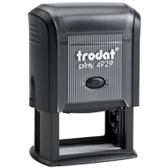 Order Now! Trodat Printy 4929 Custom Rubber Stamp. Add lines of text, upload artwork, or both. Free Shipping. No Sales Tax - Ever!