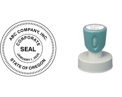 The Xstamper N53 Round Corporate Seal Stamp is designed for use with corporations, government seals, and other official applications. Free shipping! No Sales Tax!