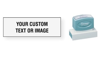 The Xstamper N18 custom stamp is a great addition to your office, with any message or image you want. Free Shipping. No sales tax - ever.