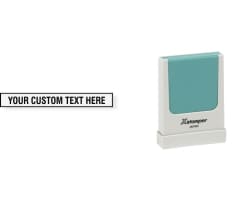 The Xstamper N37 custom stamp works great, whether it is your company name or website address you need to mark. Free Shipping. No sales tax - ever.