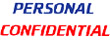 "PERSONAL CONFIDENTIAL" (BLUE/RED) pre-inked Xstamper stock stamps with a 1/2" x 1-5/8" impression size. Free same-day shipping! No sales tax!